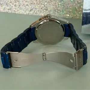 Fossil Stella ES3035 Navy Aluminum Stainless Steel Chronograph Watch Fossil | Accessories | Fossil Stella Es335 Navy Aluminum  main image 2